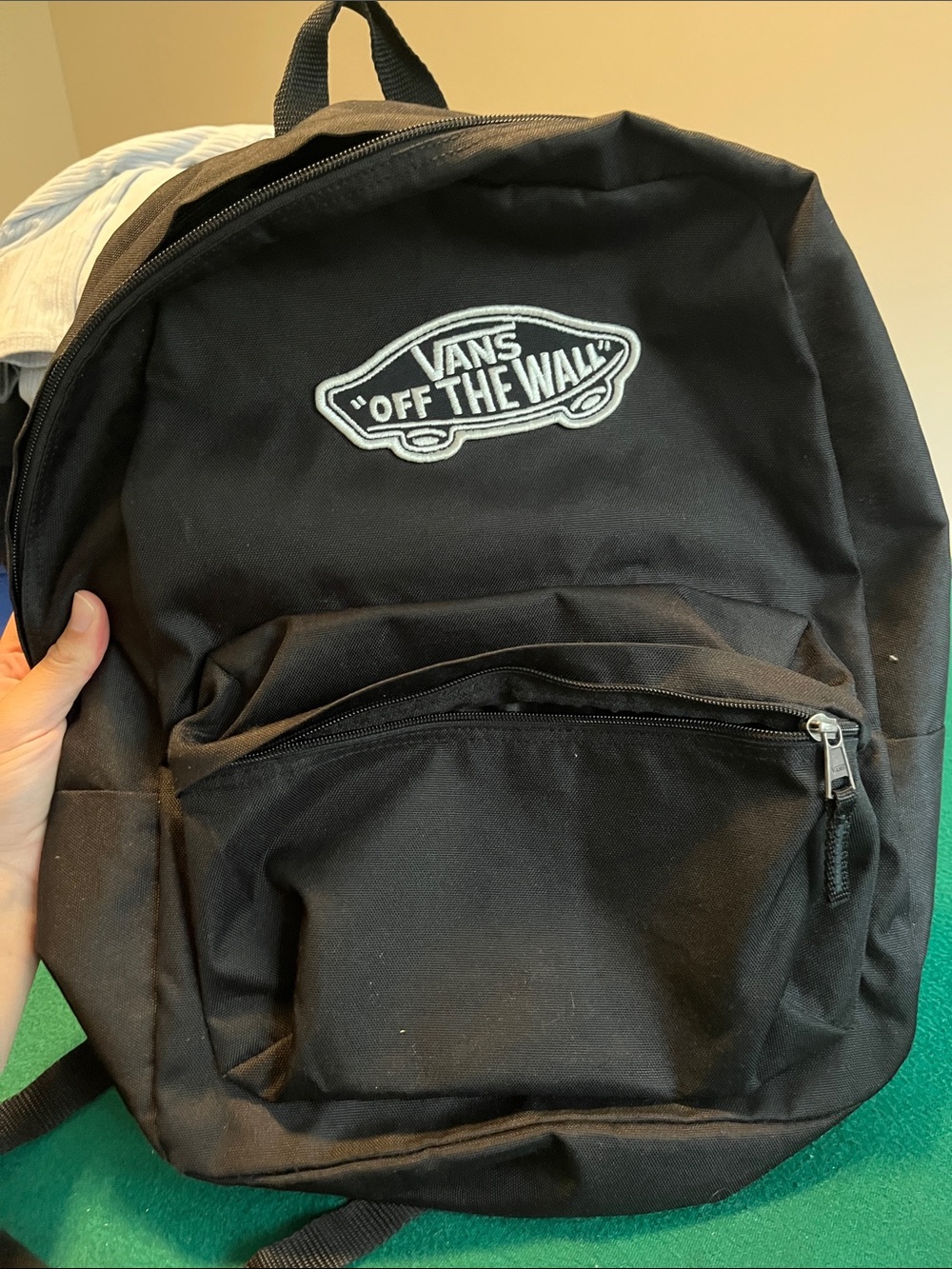Vans Black 'Off The Wall' Logo Backpack